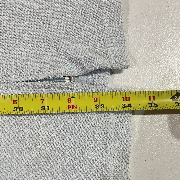 VTG 90s Delicates Spa Terry Cloth Bath Robe Women S Light Blue Pockets Full Zip - Picture 10 of 10